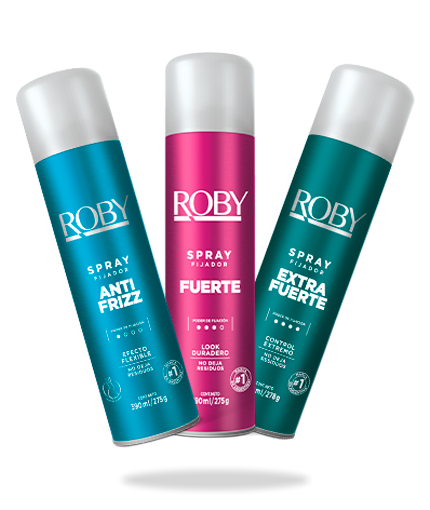 Spray 3 modelos Roby